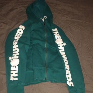 THE HUNDREDS ZIP UP HOODIE